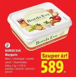 Lidl BORDS EVE Margarin ajánlat