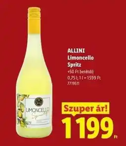 Lidl ALLINI Limoncello Spritz ajánlat