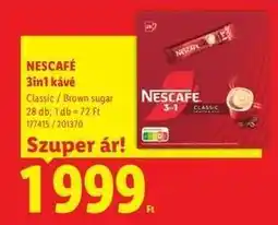 Lidl NESCAFÉ 3in1 kávé ajánlat