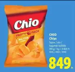 Lidl CHIO Chips ajánlat