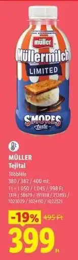 Lidl MÜLLER ajánlat