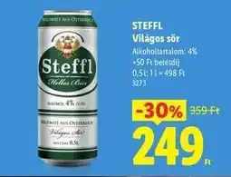 Lidl STEFFL ajánlat