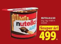 Lidl NUTELLA & GO! ajánlat