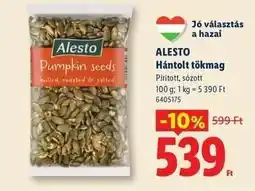 Lidl Alesto Hántolt tökmag ajánlat