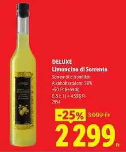 Lidl DELUXE Limoncino di Sorrento ajánlat