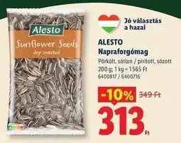 Lidl Alesto Napraforgómag ajánlat