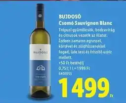 Lidl BUJDOSÓ Csomó Sauvignon Blanc ajánlat