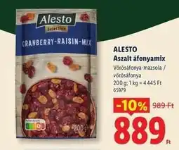 Lidl ALESTO Aszalt áfonyamix ajánlat