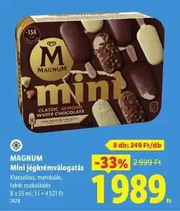 Lidl MAGNUM Mini jégkrémválogatás ajánlat