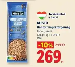 Lidl ALESTO Hántolt napraforgómag ajánlat
