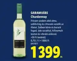 Lidl Garamvári Chardonnay ajánlat