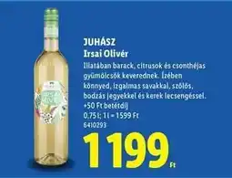 Lidl JUHÁSZ Irsai Olivér ajánlat