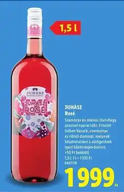 Lidl JUHÁSZ Rosé ajánlat