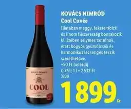 Lidl KOVÁCS NIMRÓD Cool Cuvée ajánlat