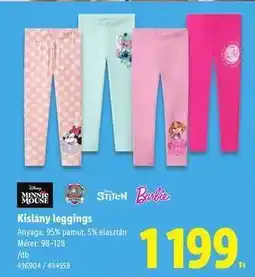 Lidl Kislány leggings ajánlat