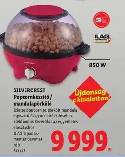 Lidl SILVERCREST Popcornkészítő / mandulapörkölő ajánlat