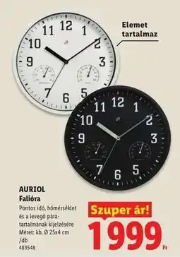 Lidl AURIOL ajánlat