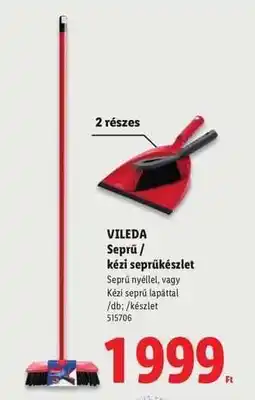 Lidl Vileda Seprű/kézi seprűkészlet ajánlat