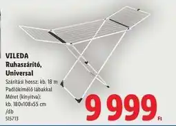 Lidl VILEDA Ruhaszárító, Universal ajánlat
