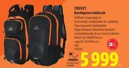 Lidl CRIVIT Kerékpáros hátizsák ajánlat