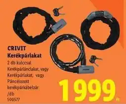 Lidl CRIVIT Kerékpárlakat ajánlat