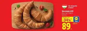 Lidl Nosztalgia kifli ajánlat