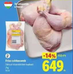 Lidl FRISS CSIRKECOMB ajánlat