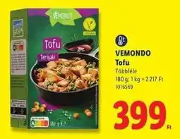 Lidl Vemondo Tofu ajánlat