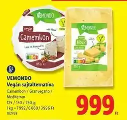 Lidl VEMONDO ajánlat