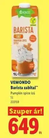 Lidl Vemondo Barista zabital' ajánlat