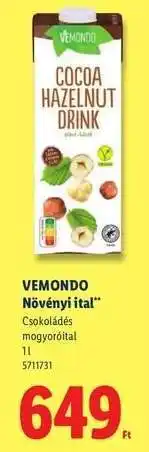 Lidl Vemondo Növényi ital ajánlat