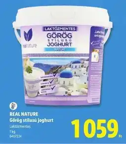 Lidl REAL NATURE Görög stílusú joghurt ajánlat