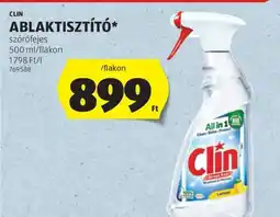 ALDI Clin ablaktisztító ajánlat