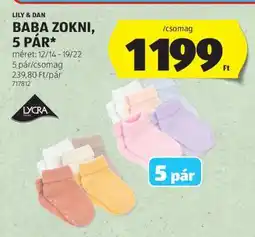 ALDI Lily & Dan Baba Zokni, 5 pár ajánlat