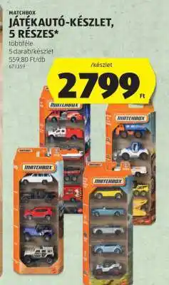 ALDI Játékautó-készlet, 5 részes ajánlat