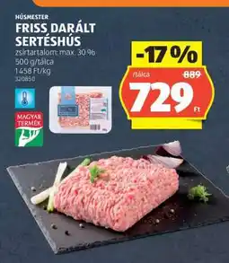 ALDI Húsmester Friss Darált Sertéshús ajánlat
