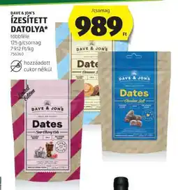 ALDI DAVE & JON'S Ízesített Datolya ajánlat