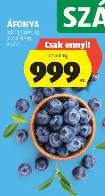 ALDI Áfonya ajánlat