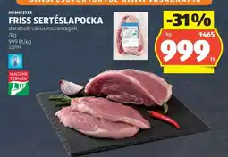 ALDI Friss sertéslapocka ajánlat