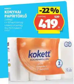 ALDI Kokett Konyhai Papírtörlő ajánlat