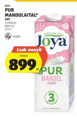 ALDI Joya Pur Mandulaital ajánlat