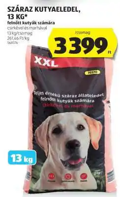 ALDI SZÁRAZ KUTYAELEDEL, 13 KG ajánlat