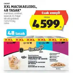 ALDI CACHET XXL MACSKAELEDEL, 48 TASAK ajánlat