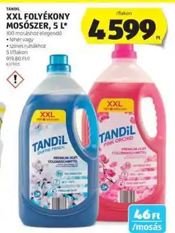 ALDI TANDIL XXL Folyékony Mosószer, 5 L ajánlat