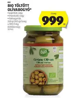 ALDI BIO Töltött Olívabogyó ajánlat