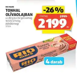 ALDI RIO MARE Tonhal olívaolajban ajánlat