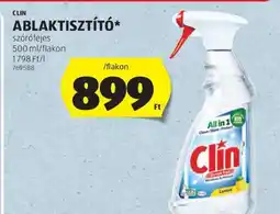 ALDI Clin ablaktisztító ajánlat