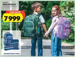ALDI ISKOLATÁSKA tolltartóval és tornazsákkal ajánlat
