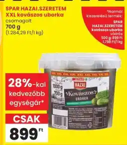 Spar SPAR HAZAI.SZERETEM XXL kovászos uborka ajánlat