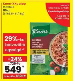 Spar KNORR XXL ALAP ajánlat